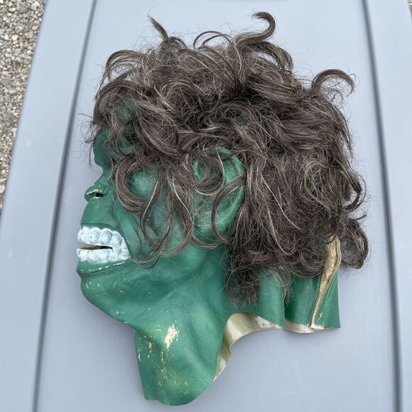 Cesar Incredible Hulk Vintage 1979 Vinyl Mask Marvel no Don Post Distortions - Picture 2 of 16